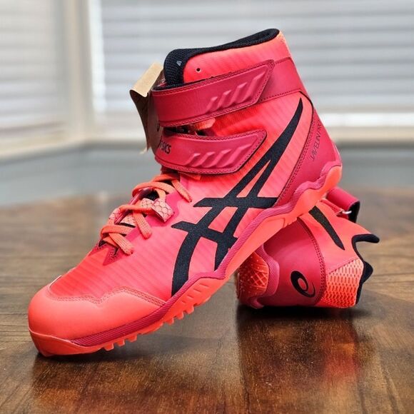 Asics Javelin Pro 3 Spikes Sunrise Red Black Men's 10 Track Field Shoes 1093A180 - Picture 12 of 12